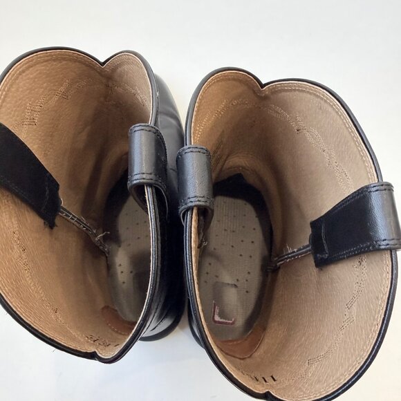 Ariat Men’s Heritage Roper Western Boots Black Leather Round Toe Size 11EE - Picture 9 of 13